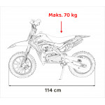 Detská motorka RENEGADE 50R- zelená